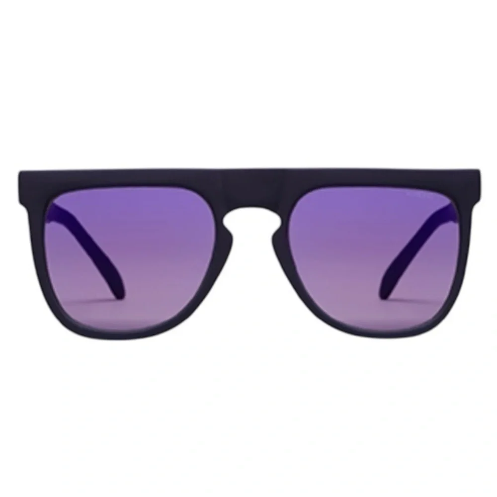 KOMONO Bennet Midnight Blue Rubber Sunglasses NWT